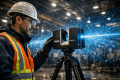 Vermessung im Industriegebäude mit Laserscanner