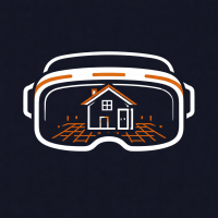 Virtuelle Realität mit Hausansicht