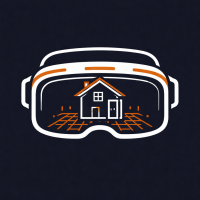 Virtuelle Realität mit Hausansicht